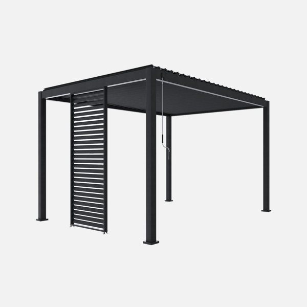 Ebern Designs Mirajane Aluminium Pergola Side Panel Wayfair.co.uk